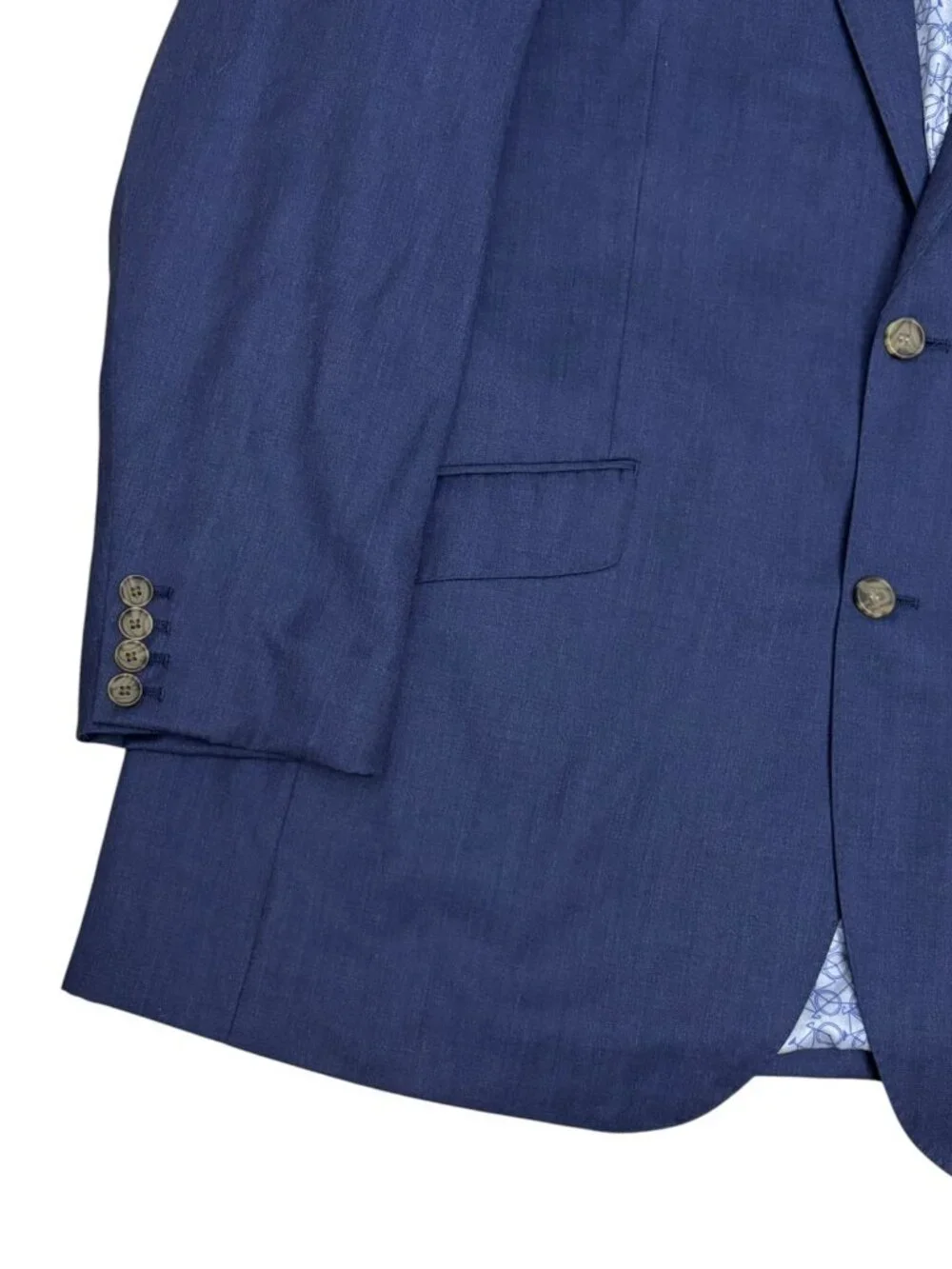 INDOCHINO WOOL Blazer Sport Coat Bicycle Luxury Business Formal Jacket Mens 48R